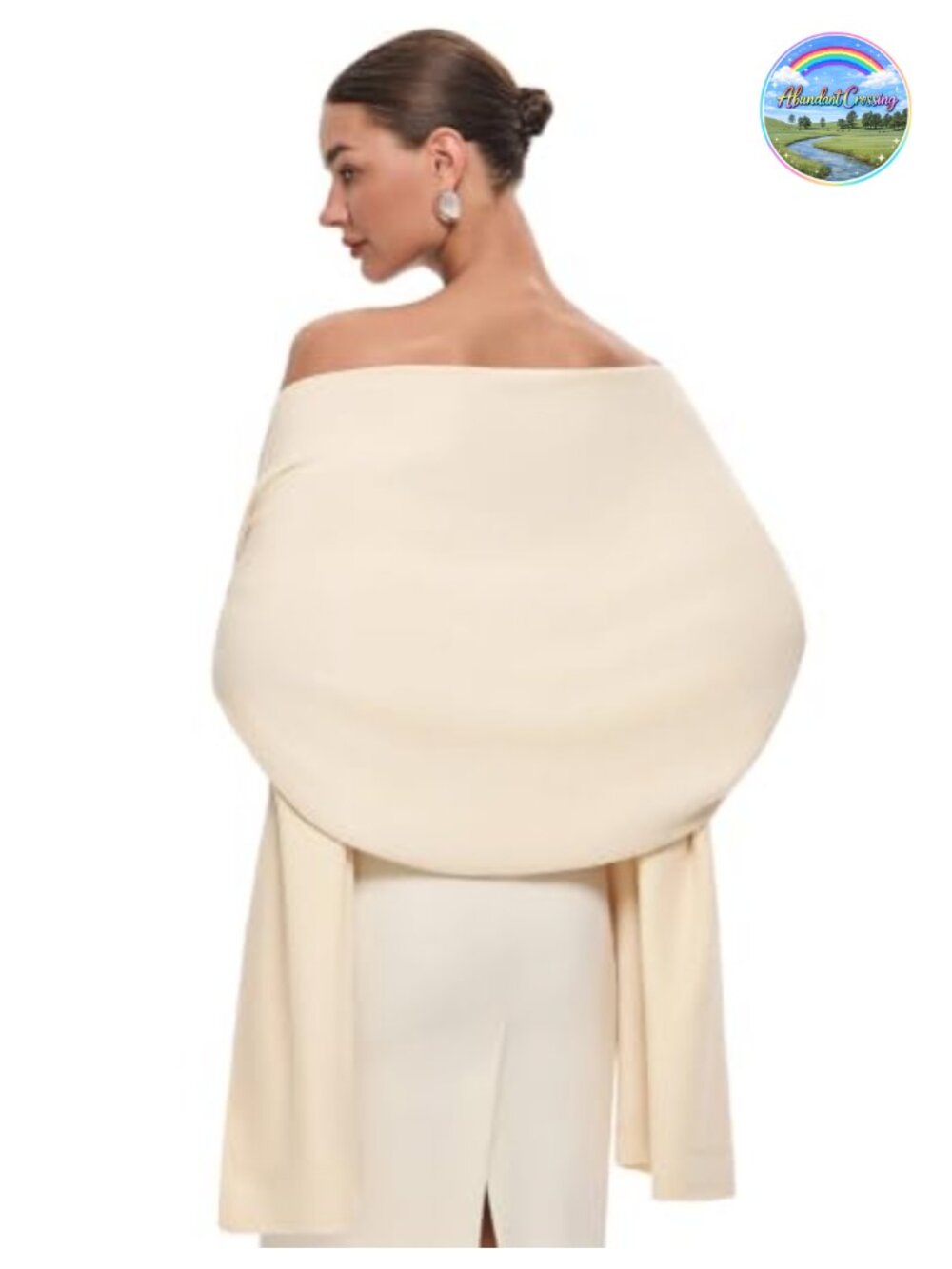 Pashmina Shawl Wrap Large Wedding Bridal Evening Winter Scarf